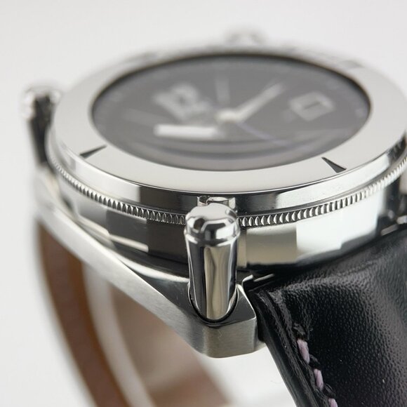 Seiko Galante Stainless Steel Black Dial 44mm Automatic Men's Watch SBLA037 - Picture 3 of 8